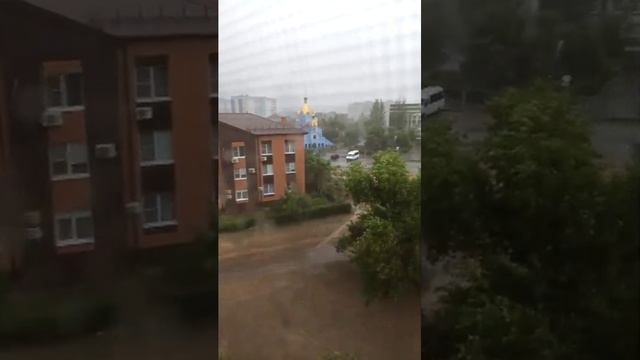 ливень сильнейший летом