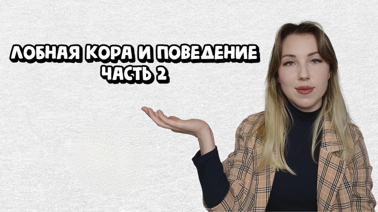 Лобная кора и поведение | Часть 2