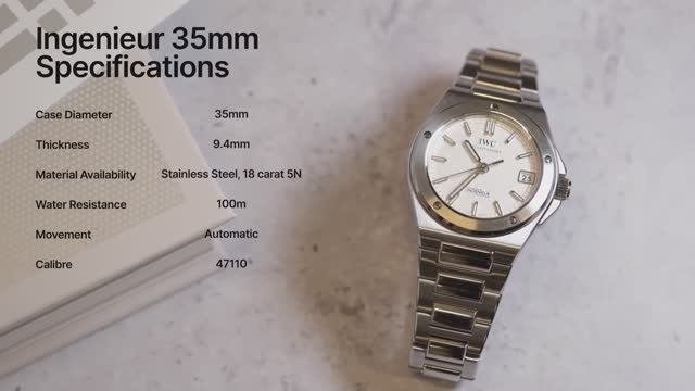 Новинка 2025 года часы IWC Ingenieur 35 мм