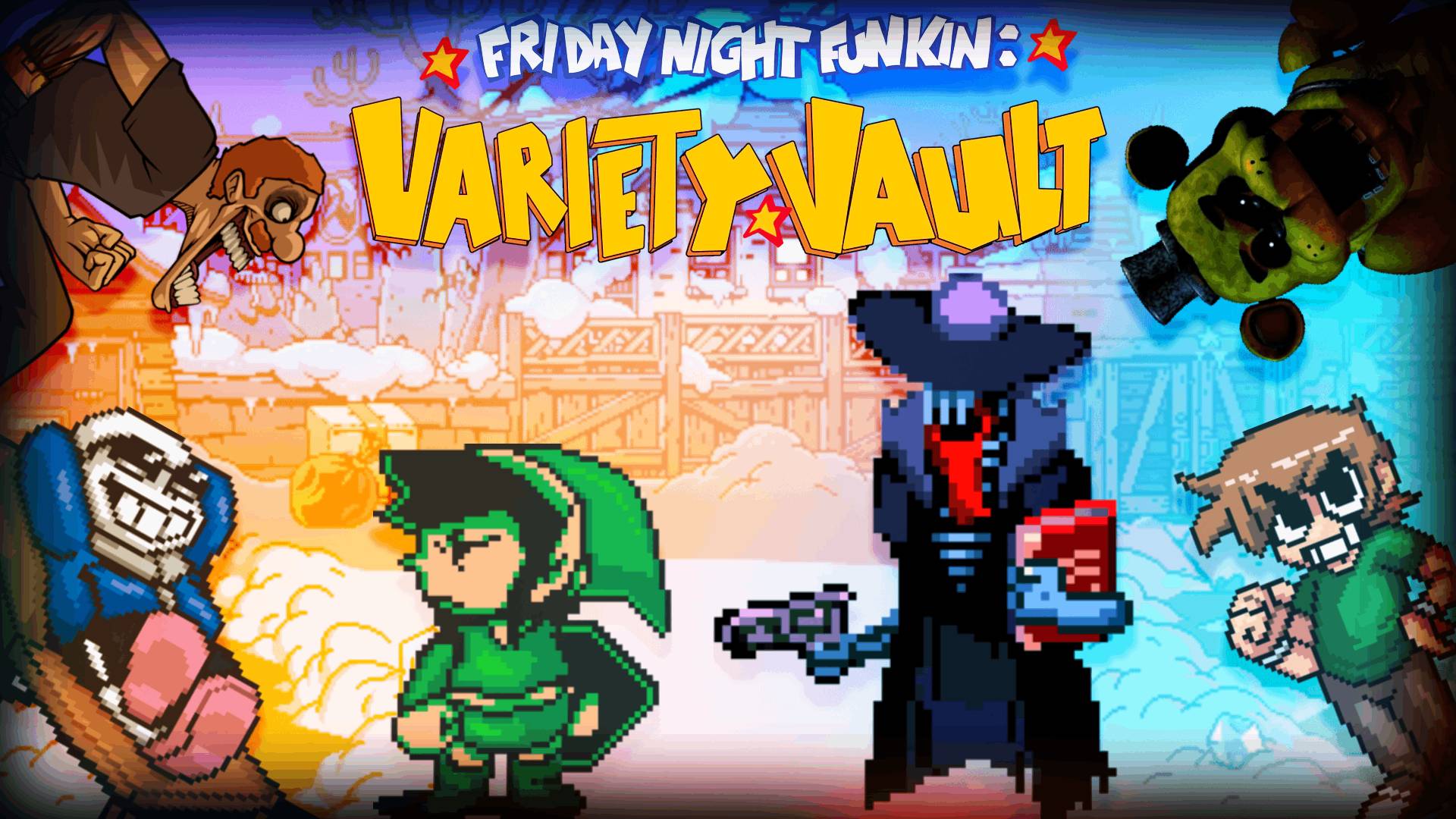 🕹️ Марио, Санс, Линк, Фредди и другие! 🕹️ Variety Vault + Shucks V2 🕹️