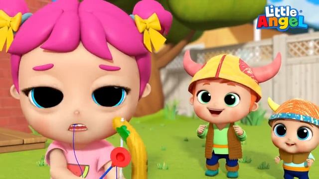 Little Angel - Зубик Шатается 醴 Что Же Делать   Развивающие Песенки Про Здоровье   Little Angel Русс