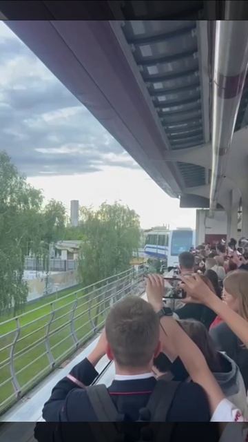🚆Толпы москвичей собрались, чтобы попрощаться с монорельсом🚆