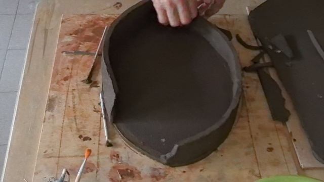 Рыба из шамотной глины. Часть вторая. Без электричества.