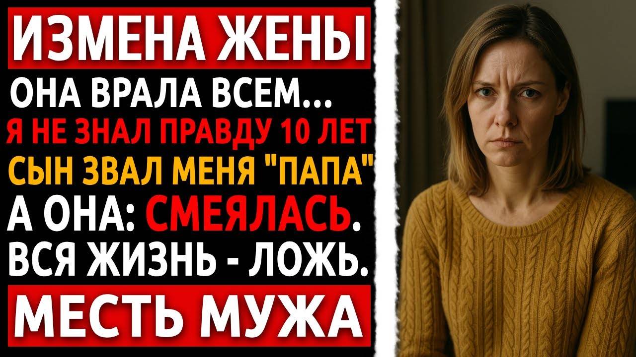 История мужчины 50+ про измену. Реальная история мести мужа. Я узнал правду про сына. Измена жены.
