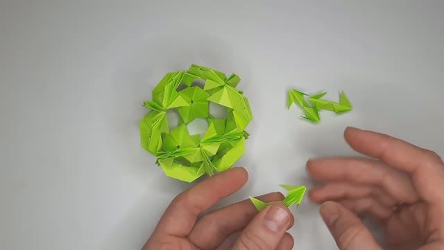 Как сделать бумажный шар Кусудама