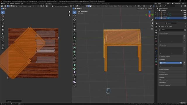 41 - 92 Unwrapping Geometric Models
