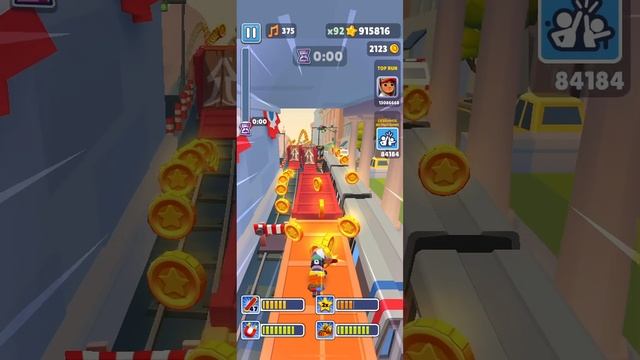 Сезонные испытания subway Surfers