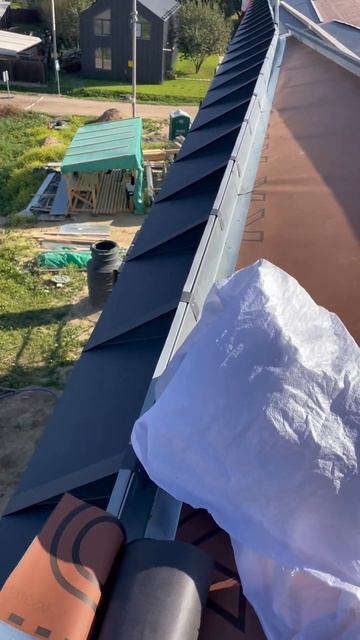 Фальцевая кровля рабочий процесс ROOF SERVICE / standing seam roofing ROOF SERVICE