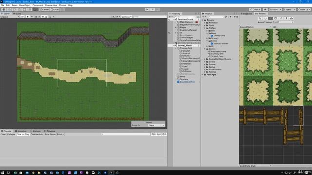 37 - Create A New Field Scene - Unity 2D Game Developer Course Farming Rpg
