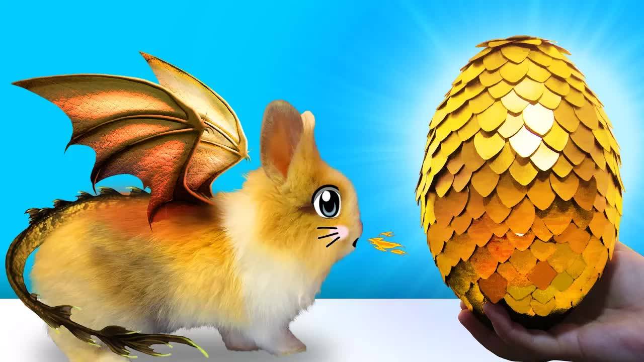 КРАСИВОЕ ЯЙЦО ДРАКОНА ✨ Украшение или шкатулка своими руками!
