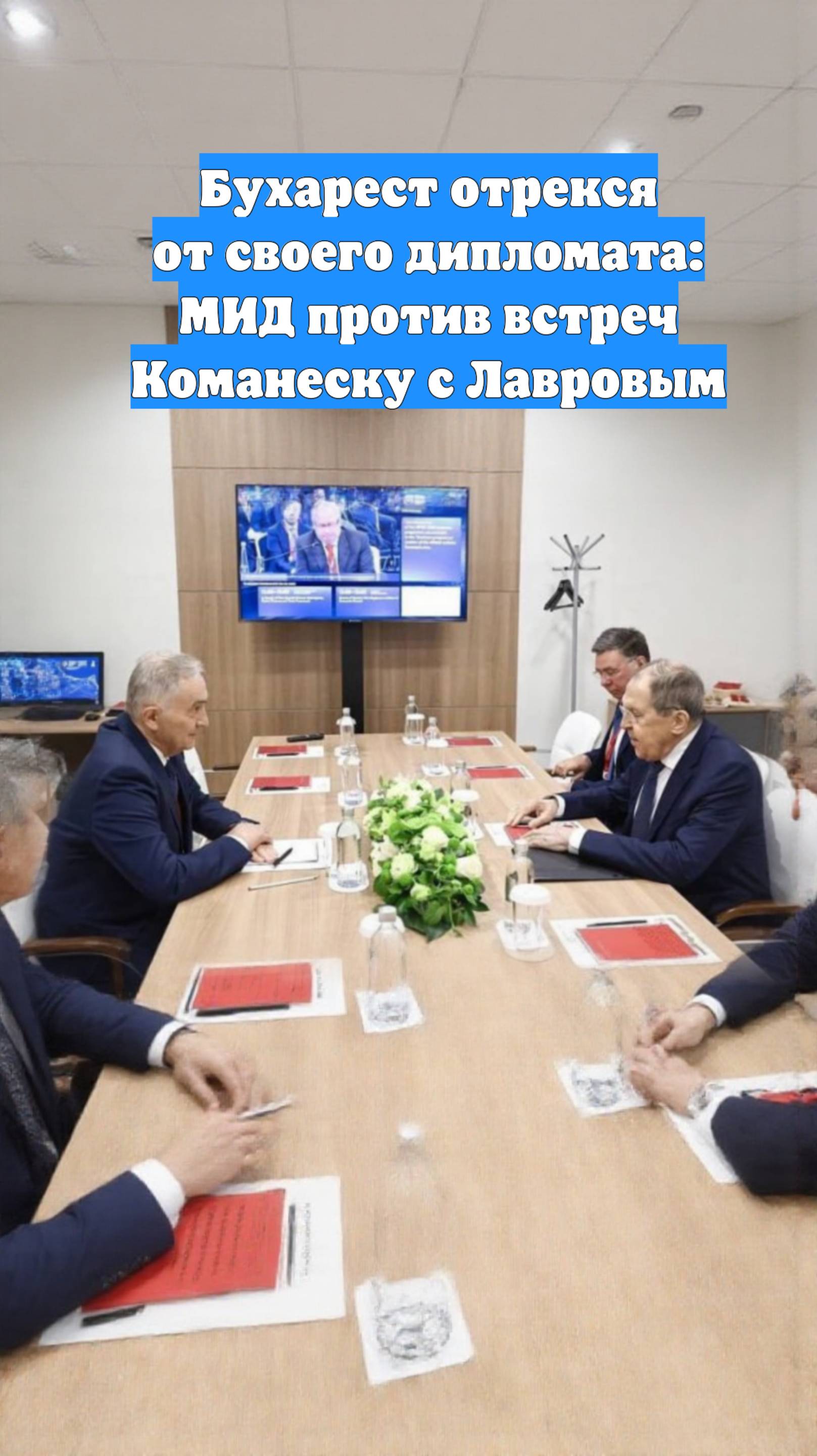 Бухарест отрекся от своего дипломата: МИД против встреч Команеску с Лавровым