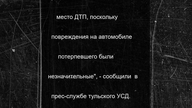 Под Тулой на 10 суток арестовали водителя, покинувшего место ДТП