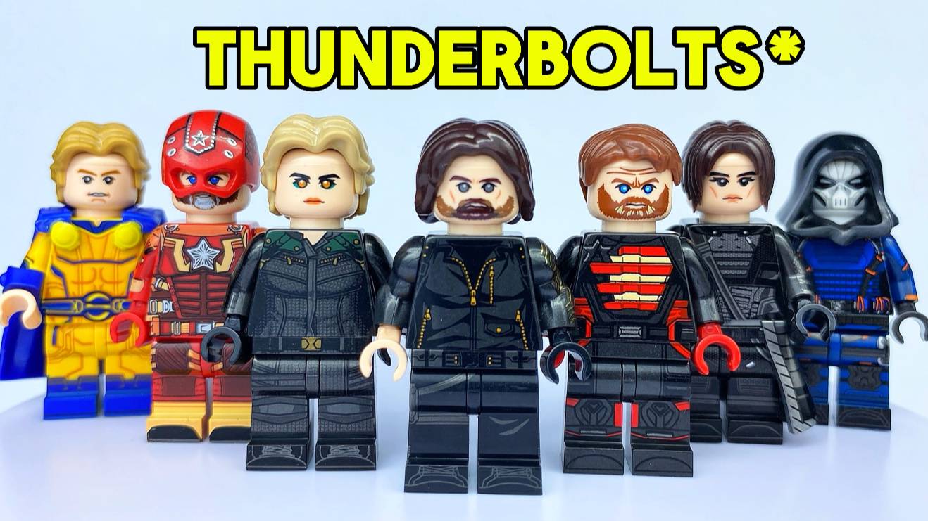 Обзор на Минифигурки Громовержцев от WM Blocks #лего #марвел #громовержцы #marvel #lego