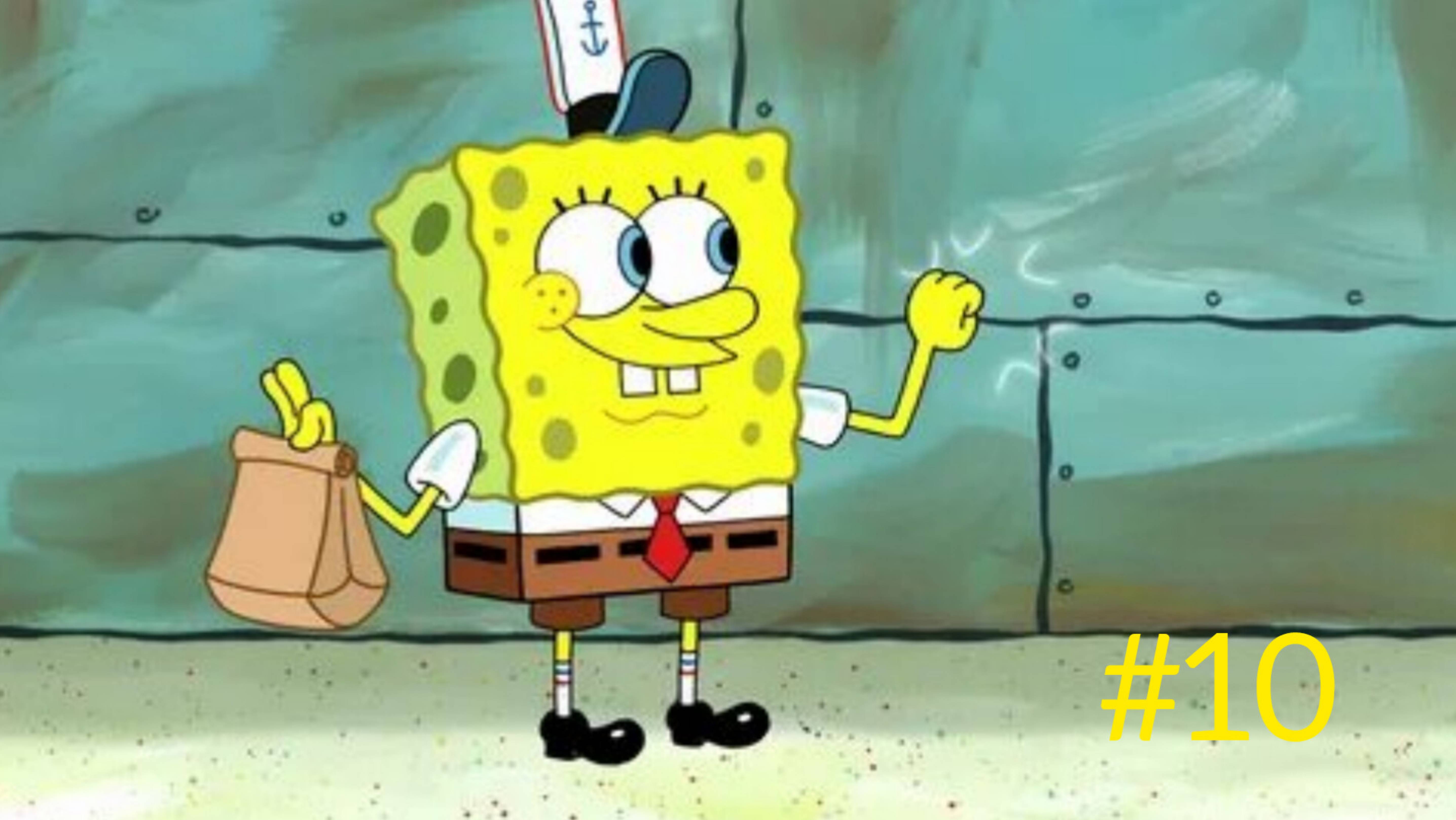 Губка Боб🔥 spongeBob👍 губка боб квадратные штаны😎 кулинарный поединок  #10