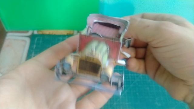 Ретро автомобиль Ford T1908 из бумаги своими руками.