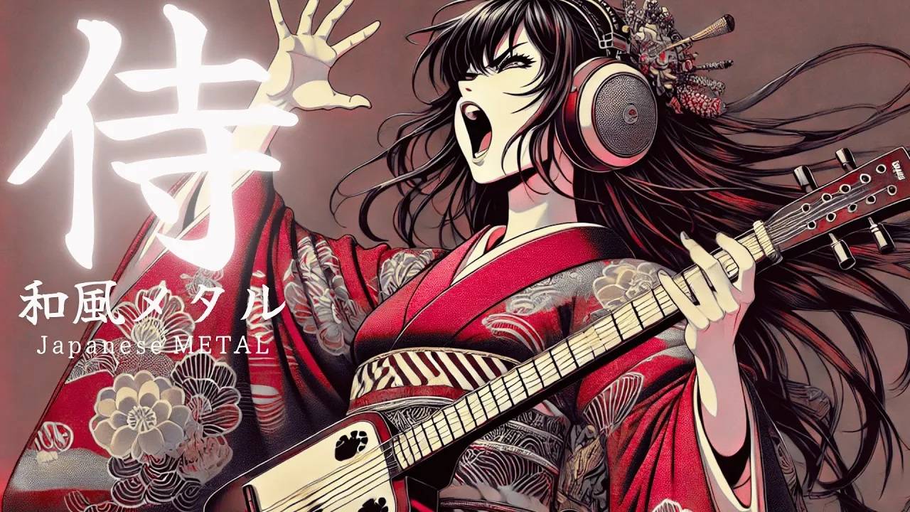 Shamisen METAL Japanese Perfect BGM for Study, Sleep, Work, and Gaming【和風ROCK】