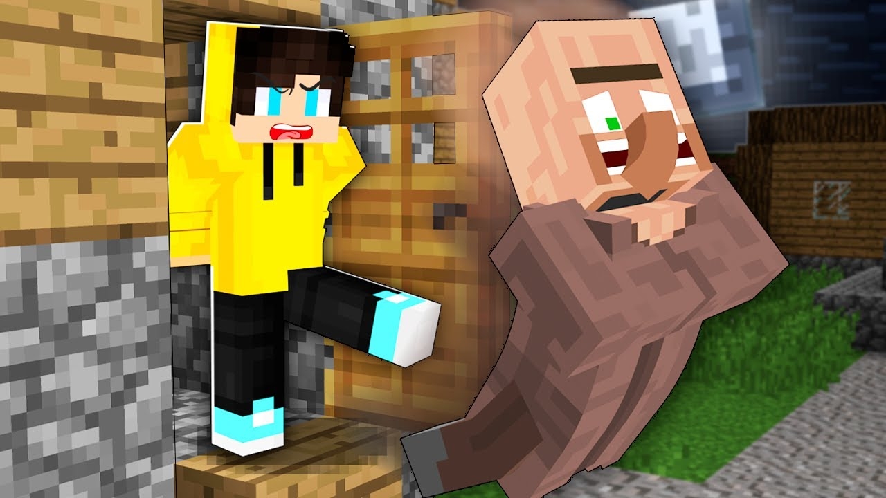 Я ВЫГНАЛ ЖИТЕЛЯ ИЗ ЕГО ДОМА В МАЙНКРАФТ! | Дими Minecraft