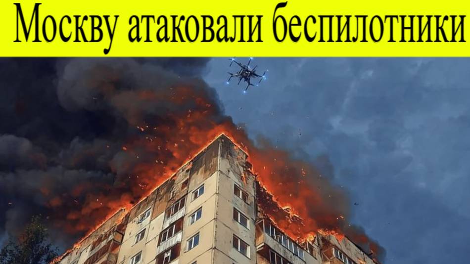 Беспилотники атаковали Москву, жители Подмосковья слышали взрывы. дроны Украины налетели на регионы