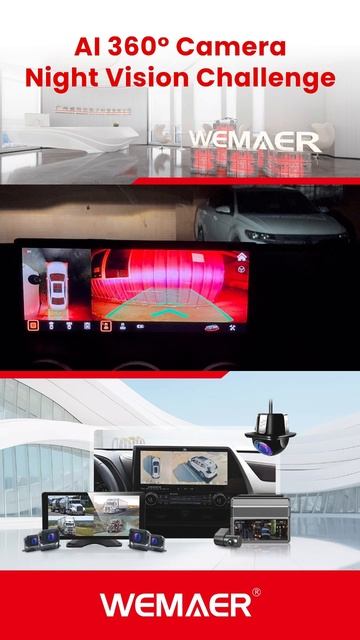 🚗✨ Discover the groundbreaking night vision technology of Wemaer AI 360 Car Camera! 🌙🔍