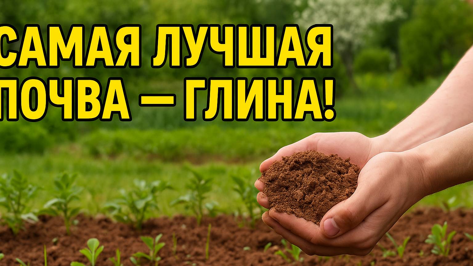 ГЛИНА — не враг, а ЛУЧШАЯ ПОЧВА! Почему она работает?
