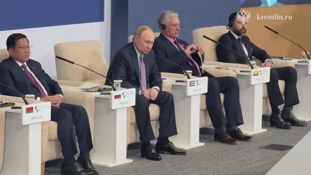 Владимир Путин пленарное заседание Евразийского экономического форума в Минске, 26 июня 2025 года