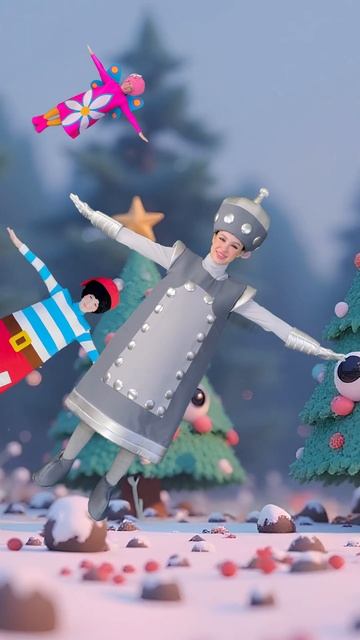Chudariki are flying to meet Santa Claus. Christmas dancing. Happy New Year  #kidssongs