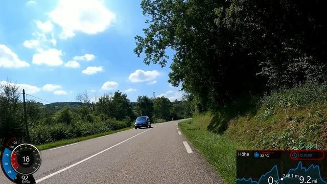 Видео для велотренажёра - Fat Burning Indoor Cycling Workout from France to Germany