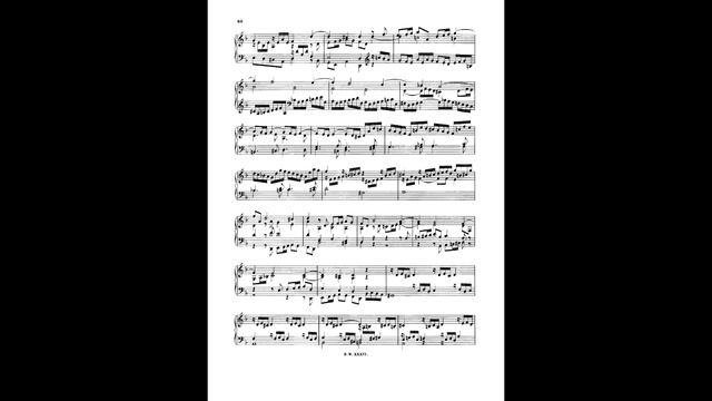 И. С. Бах:Токката для клавира №4 pе минор, BWV 913. Играет Святослав Рихтер.