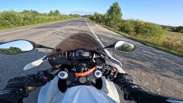 Еду домой на мотоцикле