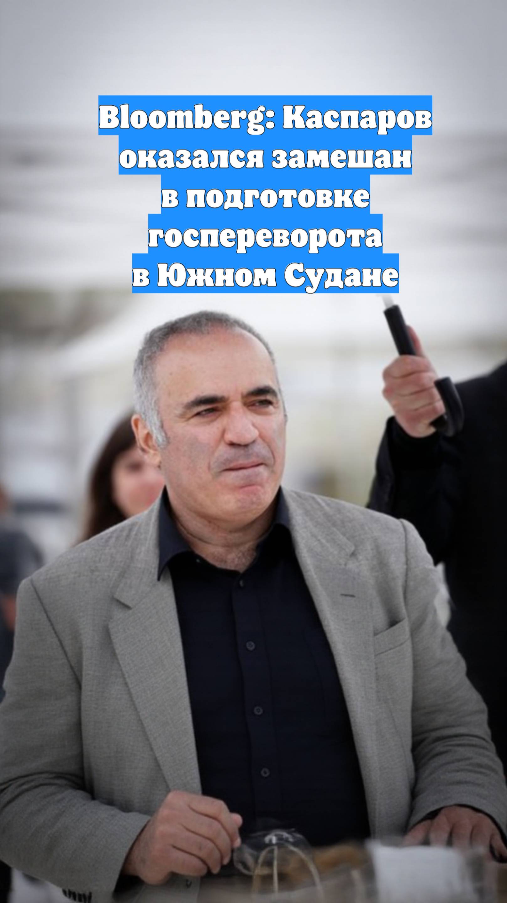 Bloomberg: Каспаров оказался замешан в подготовке госпереворота в Южном Судане