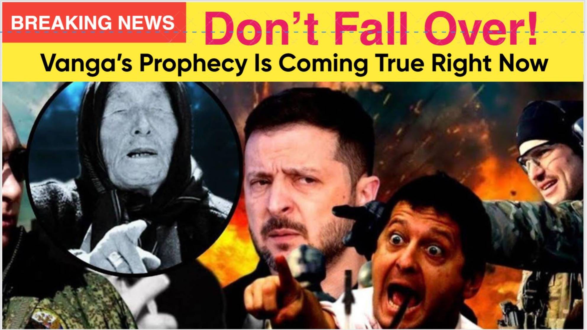 URGENT! Vanga’s Prophecy Is Coming True Right Now — Don’t Fall Over!