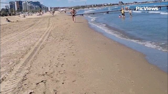Анапа - Сезон 2025. Центральный пляж в Анапе сегодня 26 июня 2025. Море и погода в Анапе сейчас