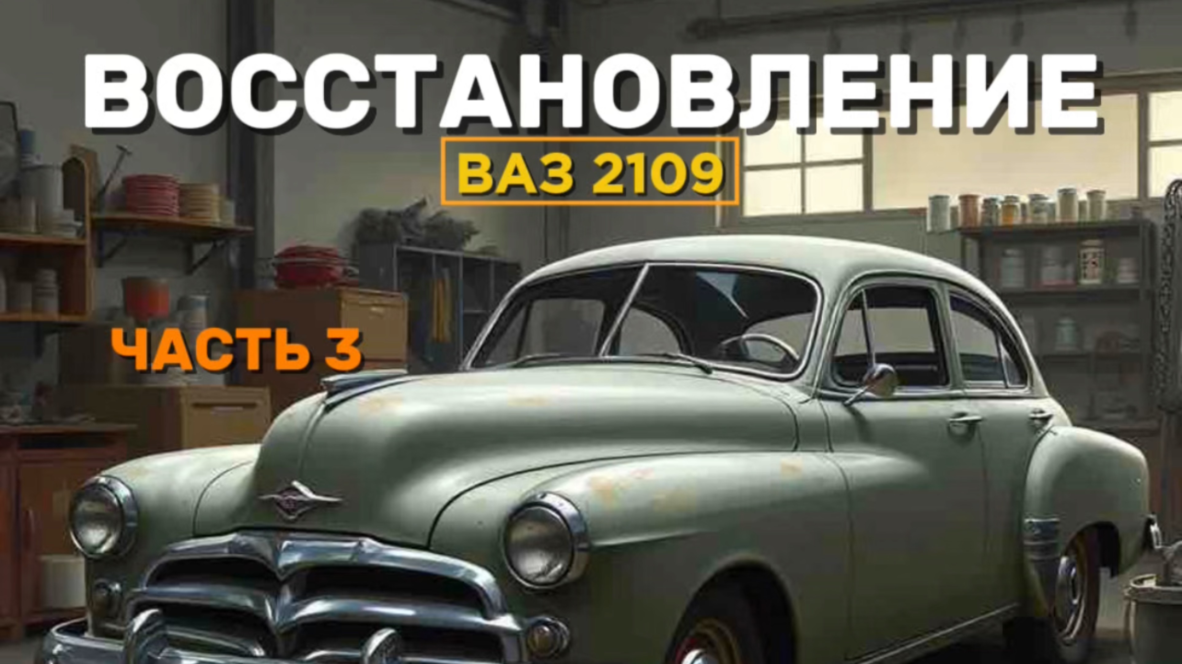 ПОЛНОЕ ВОССТАНОВЛЕНИЕ ВАЗ 2109 ЧАСТЬ 3