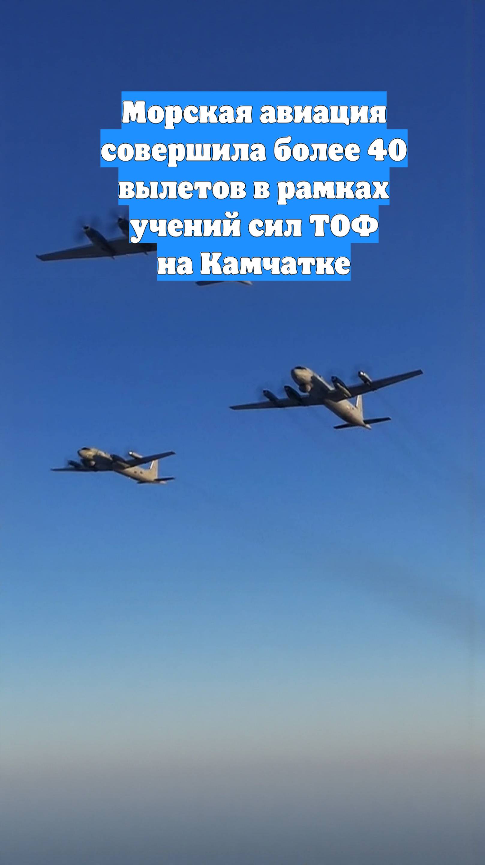 Морская авиация совершила более 40 вылетов в рамках учений сил ТОФ на Камчатке