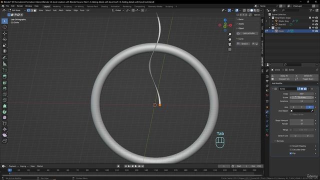 27. 2.11-Modifiers examples – Screw for spirals