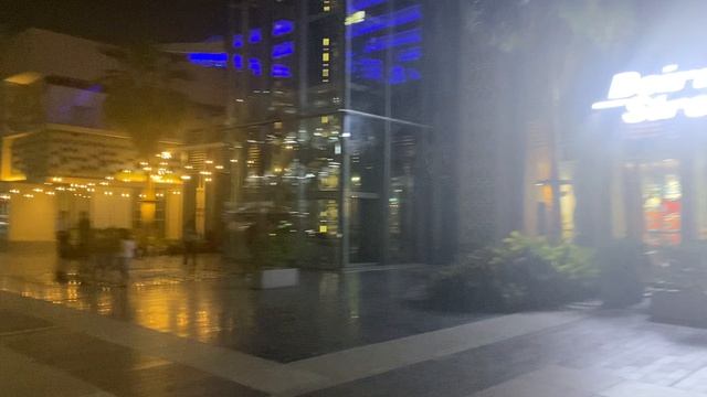 ДУБАЙ вечером возле Мола Эмирейтс