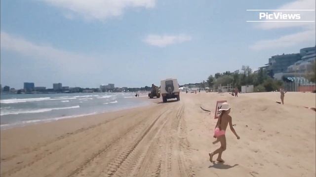 Анапа сегодня 26 июня 2025. Центральный пляж в Анапе. Море и погода в Анапе сейчас. Сезон открыт?