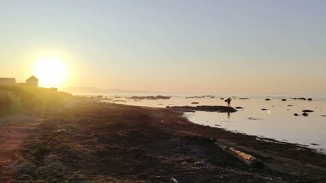 Село Стародубское побережье | Старинный пирс море |Красивый закат | Сахалин | Дальний восток |
