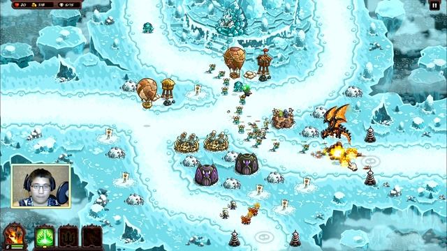 КОРОЛЕВА ЗИМЫ | Kingdom Rush Vengeance [20] на сложности ветеран