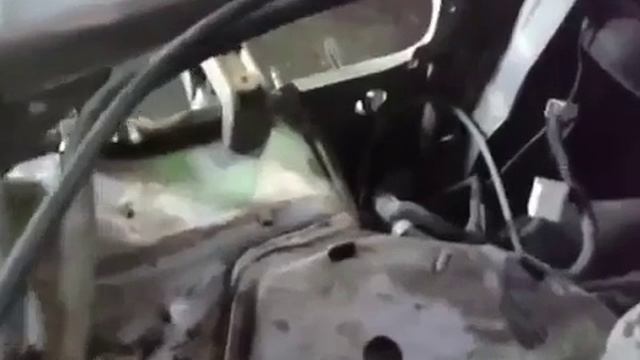Кузовные работы с помощью гири.