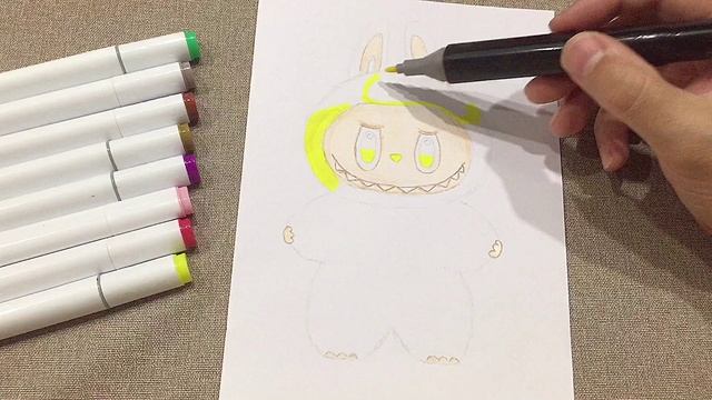 ⭐Рисуем Лабубу LOYALTY Labubu  How to draw😍⭐