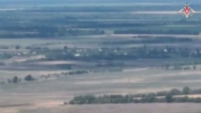 Удары ВКС России ФАБами по ПВД ВСУ