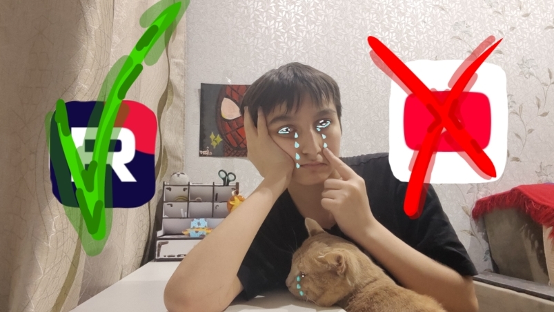 Блиииин удалили акаунт ютуб перебрался в руку 🤣😊😤👍👎