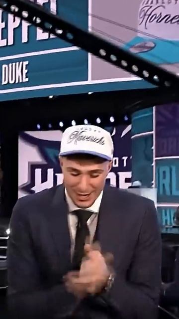 Cooper Flagg reacts live to Kon Knueppel being drafted