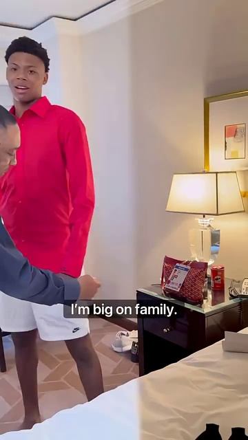 Ace’s jacket is a commitment to his family!
