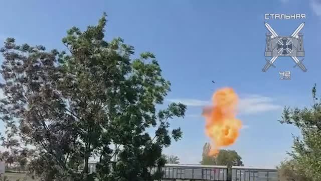 Наши сбивают дроны потужников !!!