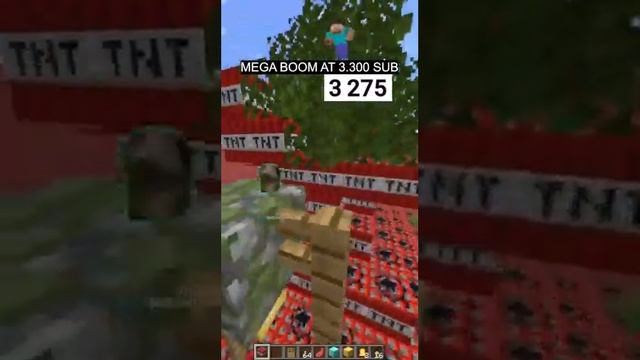Minecraft tnt village #minecraft #shorts #live
