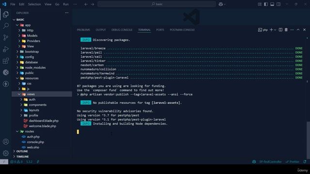 5 -Install Laravel Breeze