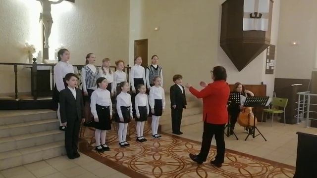 Младший хор "Акварель" г. Казань - Благодатный огонь (автор Дмитрий Соболев)
