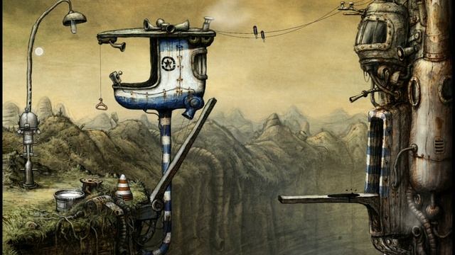 Часть 4 Прохождение игры Machinarium от Kibertok Робот бежит в город, на пропускном пункте собирает